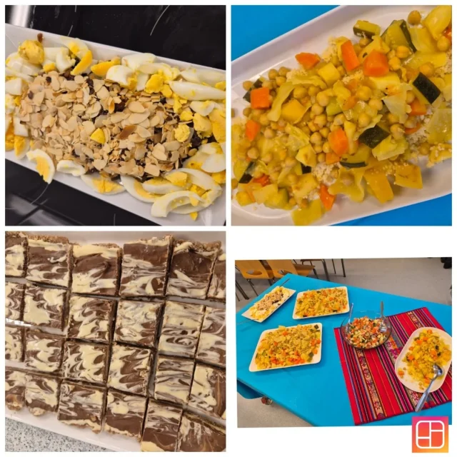 Catering-ryhmä kokkaili tänään marokkolaisen lounaan ESC-vapaaehtoisemme Safaen antamilla resepteillä. #aitoonkoulutuskeskus #aitoomeininkiä